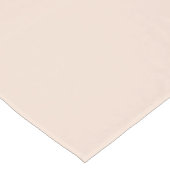 Champagne roze Plain Solid Kleur Korte Tafelloper (Hoek)