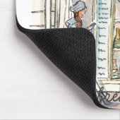 Champagne rue Saint Sulpice, Parijs-mousepad Muismat (Hoek)