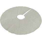 Champagne Sand Glitter Kerstboom Rok (Gekanteld)