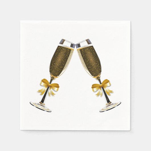 champagne servet (Voorkant)