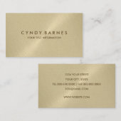 Champagne Sheen Carte de visite (Devant / Derrière)