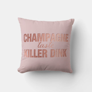 Champagne Smaak Killer Dink | Roze Roze Pickleball Kussen