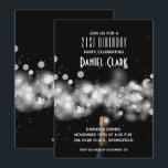 Champagne Sparkle 21e anniversaire Invitations<br><div class="desc">Bouteille de champagne, lumières scintillantes et floues sur un arrière - plan noir, invitations parfaites à la fête d'anniversaire, invitations à la fête d'anniversaire, invitations à la fête d'anniversaire d'entreprise et plus encore. Tout le texte, les polices, les couleurs, les tailles peuvent être modifiés, il suffit de cliquer sur le...</div>