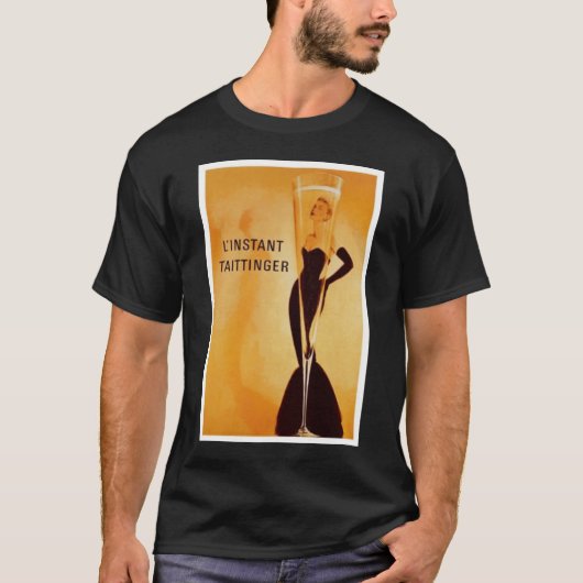 Champagne T-shirt (Voorkant)