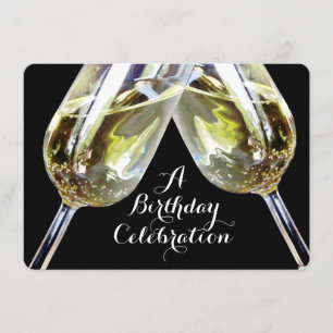 Champagne Toast 50ste verjaardag Kaart