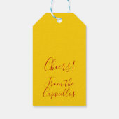 Champagne Toast Cadeaulabel (Achterkant)