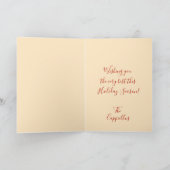 Champagne Toast  Feestdagen Kaart (Binnen)