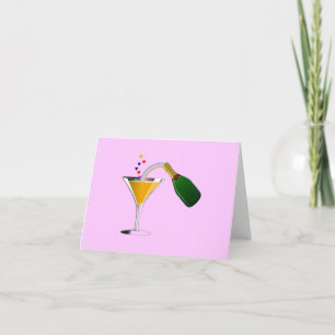 Champagne Toast Kaart
