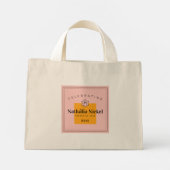 Champagne Toast Mini Tote Bag (Achterkant)
