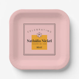 Champagne Toast Papieren Bordje