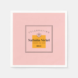 Champagne Toast Servet