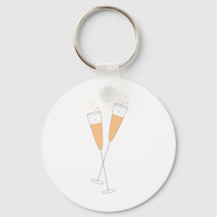 Champagne Toast Sleutelhanger