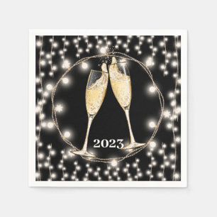 Champagne Toast String Lights Classic Servet