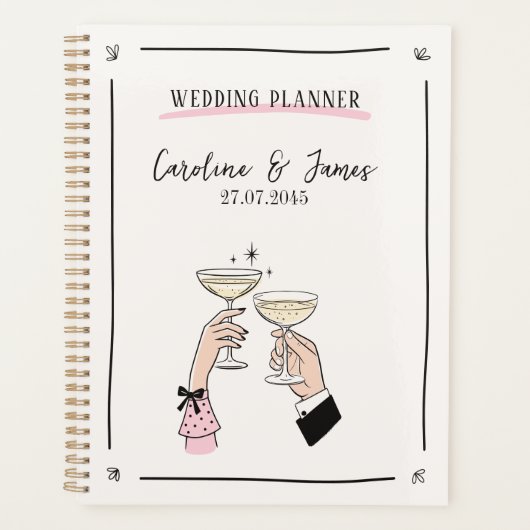 Champagne Toast Wedding Planner (Voorkant)