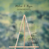 Champagne Toren Bruiloft 10 tafels zitplaatsen gra Acryl Bord (Neutraal)