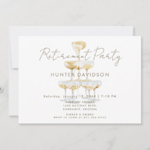 Champagne Tower Pensioen Partij Kaart