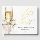 Champagne Trinquons au Mariage d'Hiver (Recto)