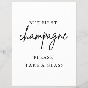 Champagne Trouw Teken Flyer