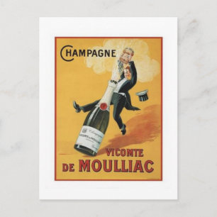 Champagne Viconte De Mouillac Briefkaart