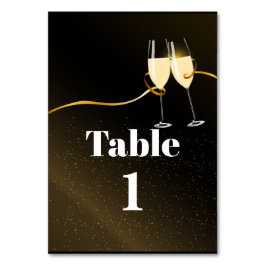 Champagne, volwassene, wijn, tafelkaart kaart