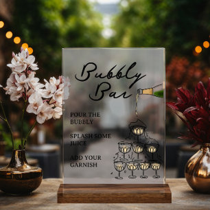 Champagne Whimsical Prosecco Bubbly Bar