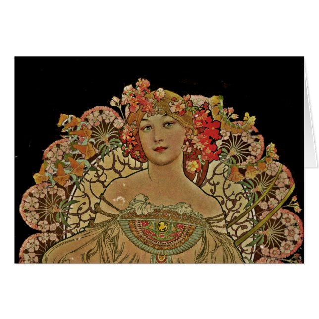 Champagne Woman on Black (Voorkant Horizontaal)