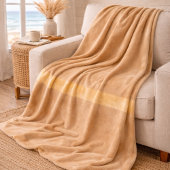 Champagne Zand Horizon Fleece Deken