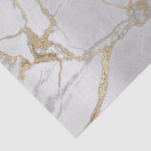 Champagne Zilver Grijs Metallic Marmer Goud Tissuepapier (Detail)