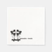 champagneboog servet (Voorkant)