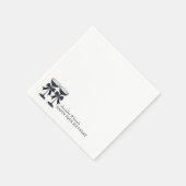 champagneboog servet (Hoek)