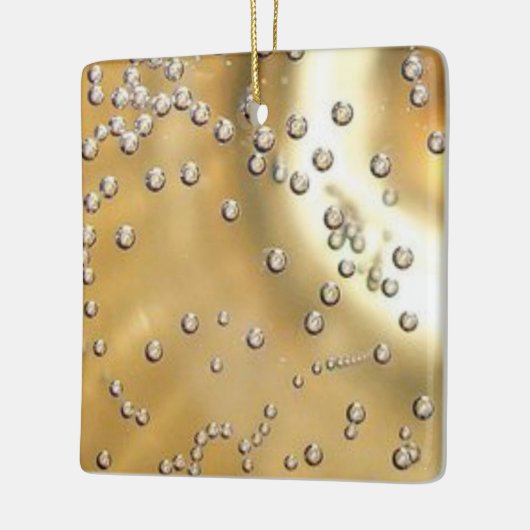 Champagnebubbels 2 keramisch ornament (Links)