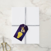 Champagnedruiven  cadeaulabel (Met Touw)