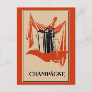  champagnefeest en verjaardag briefkaart