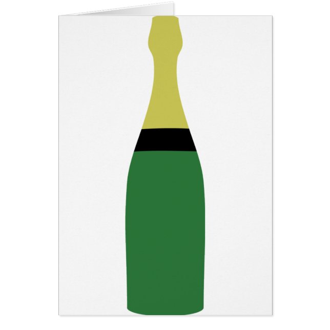 champagnefles (Voorkant)