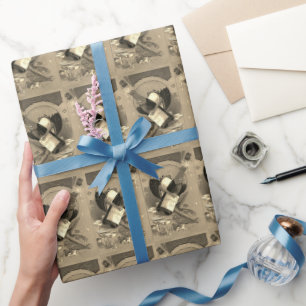 champagnefles voor wijnliefhebbers cadeaupapier