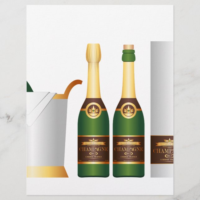 champagneflessen (Voorkant)