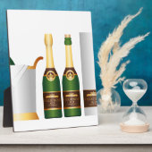 champagneflessen fotoplaat (Zijkant)