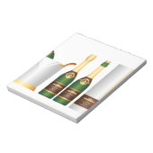 champagneflessen notitieblok (Gedraaid)