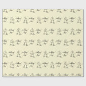 Champagneglazen Leuke Huwelijksdag Cadeau Naadloos Cadeaupapier (Vlak)