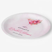 Champagnetraiteur Bruiloft Papieren Bordje (Gekanteld)