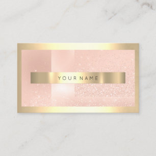 Champaign Gold Lijst Metallic Sparkly Skinny Blush Visitekaartje