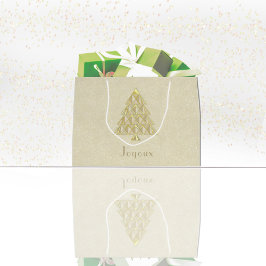 Champaign Joyoux Noel Gift Bag Groot Cadeauzakje