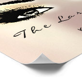 Champaigne Name Makeup Artist Beauty Studio Lashes Poster (Hoek)