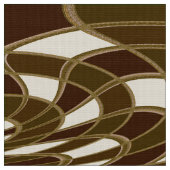 Champignon, Abstrait - Brun - Tissu (Fermer)