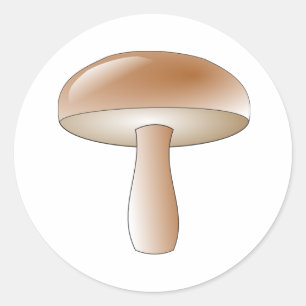 Champignon Champignon Mushroom Stickers