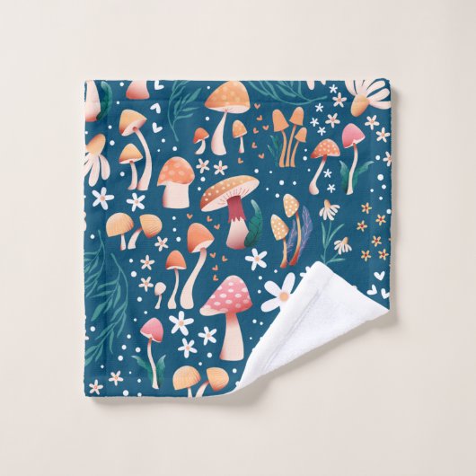 Champignon d'automne (Gant de toilette)