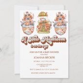 Champignon | Genre Neutre Bébé Douche Invitations (Devant)