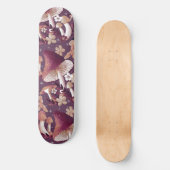 Champignon Magique Plat de Skateboard violet (Recto)