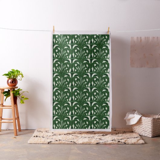 Champignon, résumé - vert - tissu (In Situ)