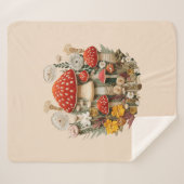 champignon Sherpa Blanket Deken (Voorkant (horizontaal))